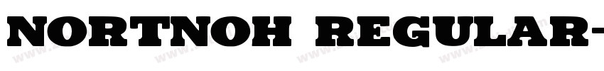 Nortnoh Regular字体转换
